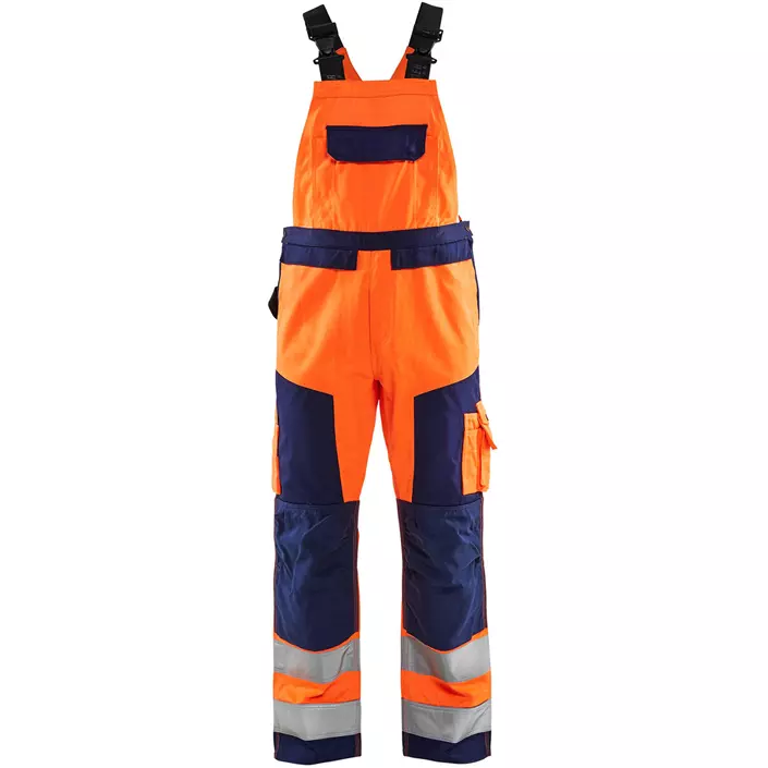 Blåkläder arbeidsselebukse, Hi-vis Oransje/Marineblå, large image number 0
