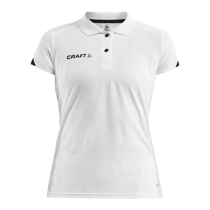 Craft Pro Control Impact Woman polo shirt, White/black, large image number 0