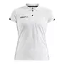 Craft Pro Control Impact Damen Poloshirt, White/black
