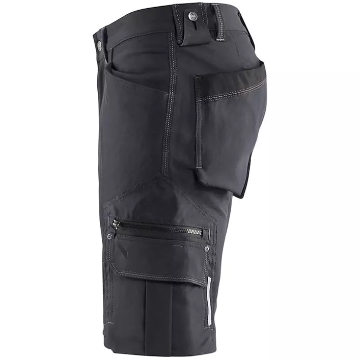 Blåkläder arbejdsshorts X1900 full stretch, Mørkegrå/Sort, large image number 4