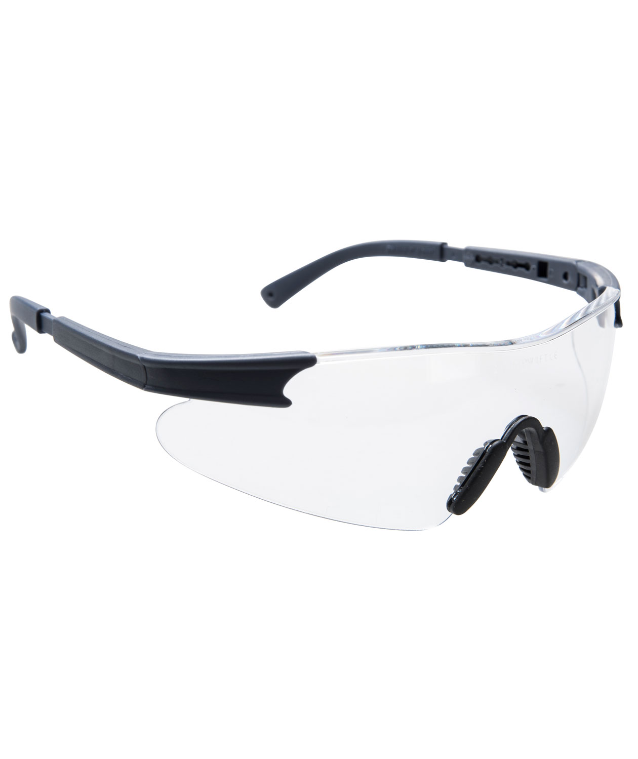 Portwest PW17 Curvo safety glasses, Clear, Clear, large image number 0