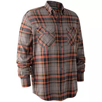 Deerhunter Marvin modern fit flannelskjorte, Orange checked