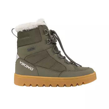 Viking Fleek GTX winter boots for kids, Pine/Olive