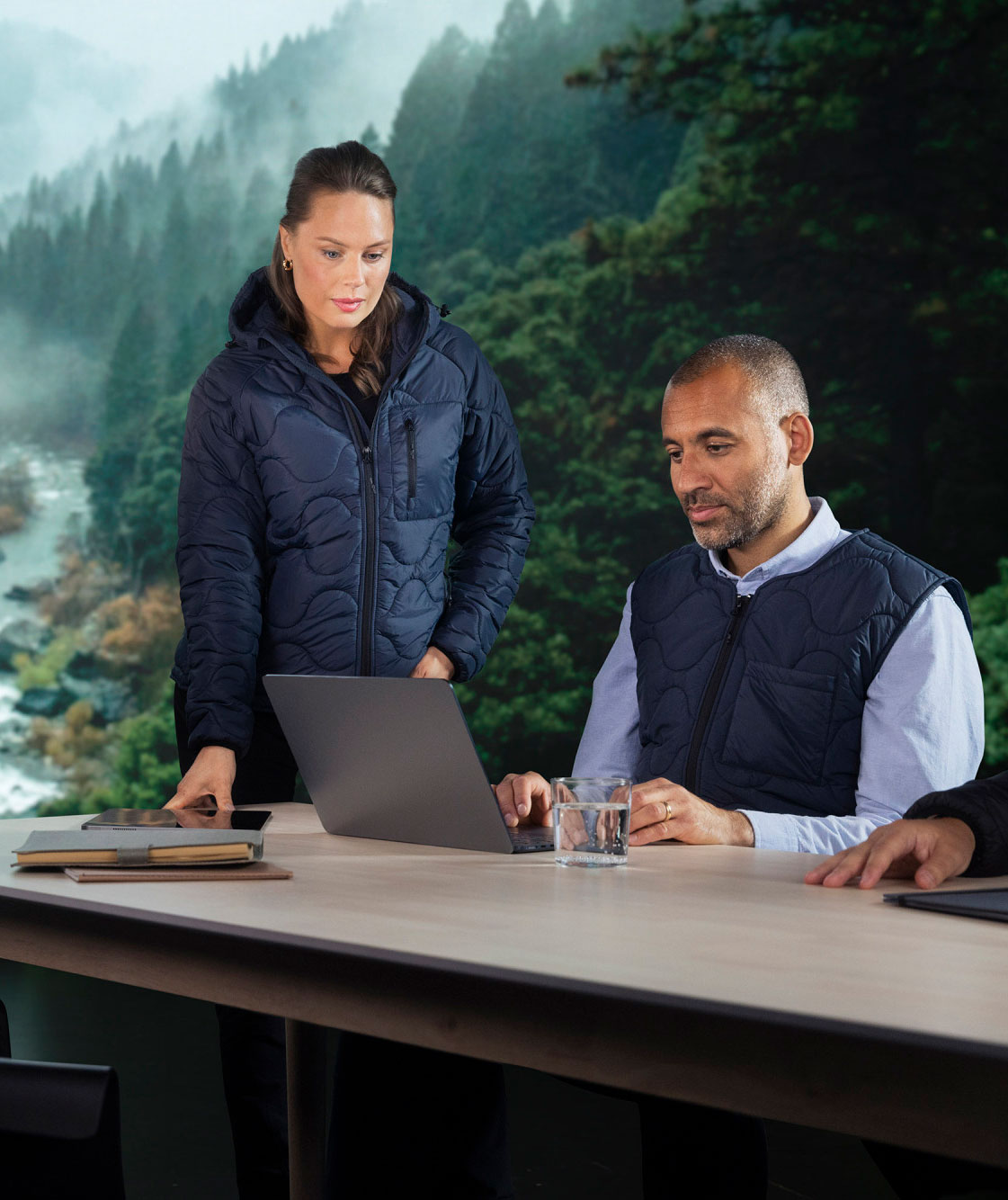 Matterhorn Beckey vatteret vest, Navy