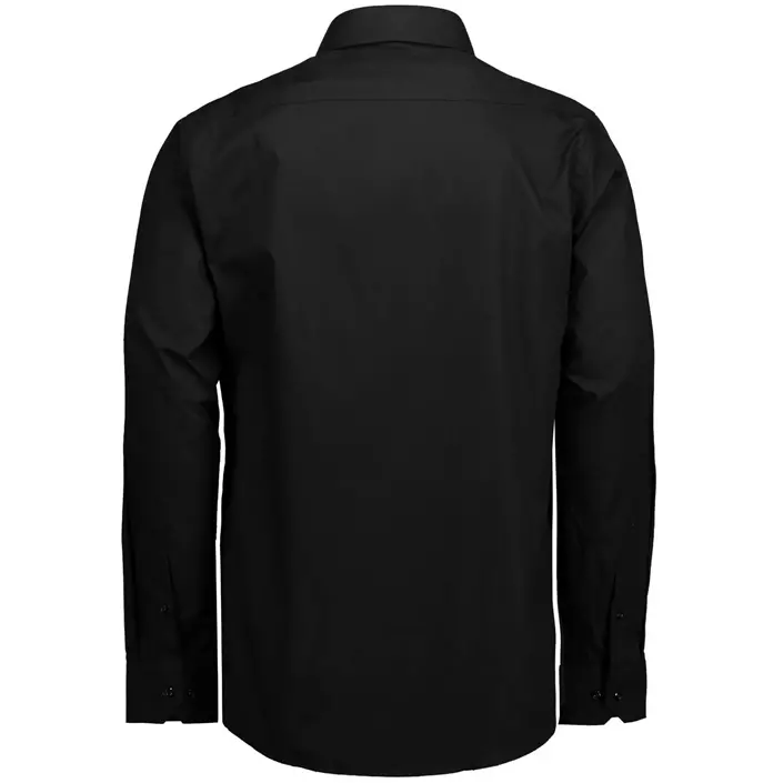 Seven Seas modern fit Poplin skjorte, Svart, large image number 1