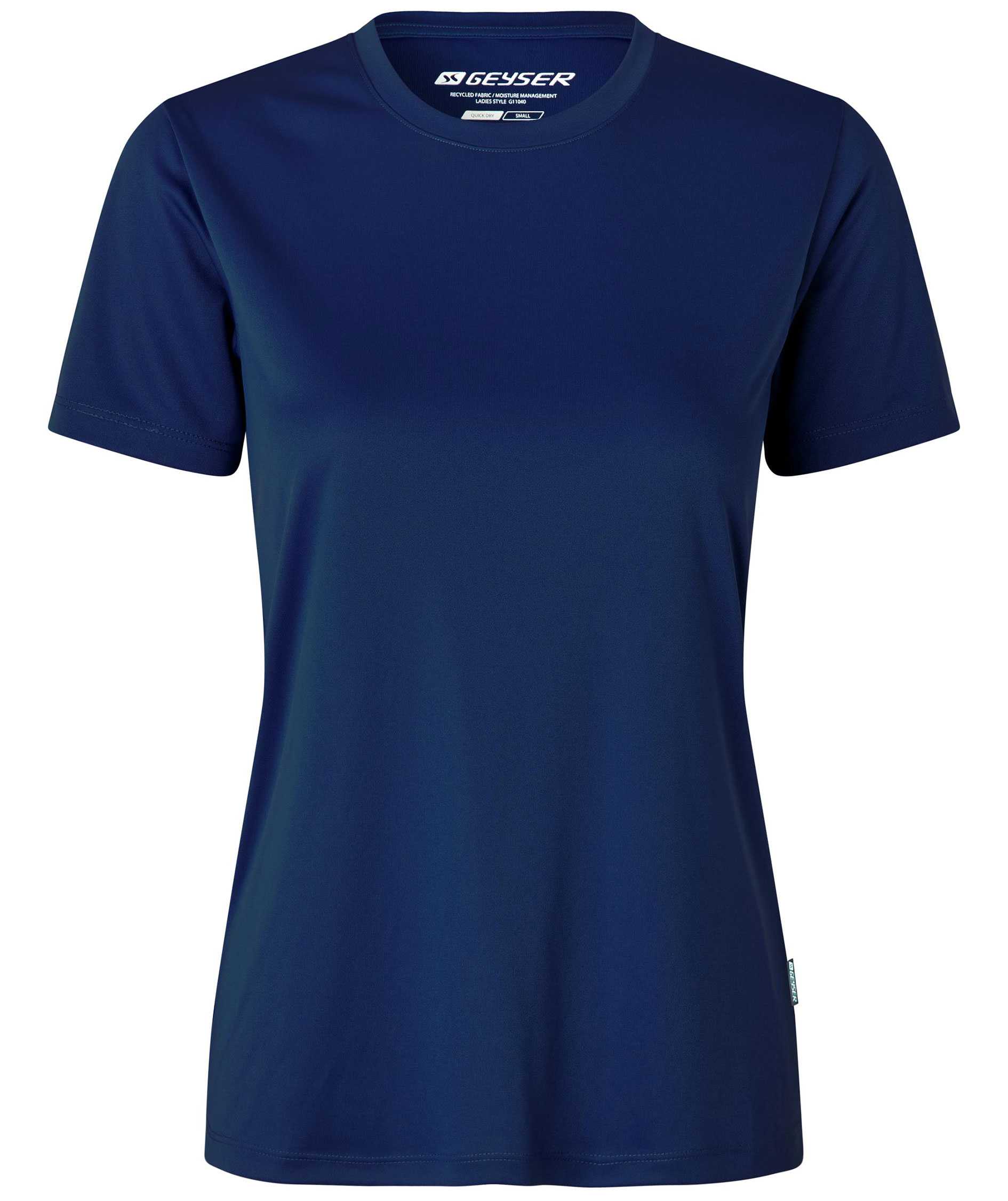GEYSER&nbsp;Essential women's interlock T-shirt, Navy, Navy, swatch