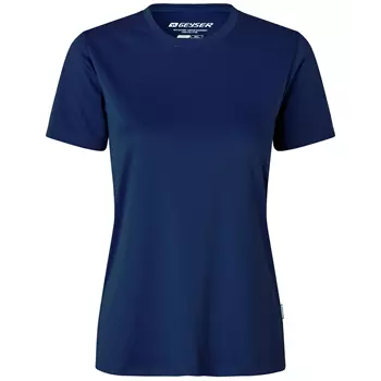 GEYSER Essential women's interlock T-shirt, Navy