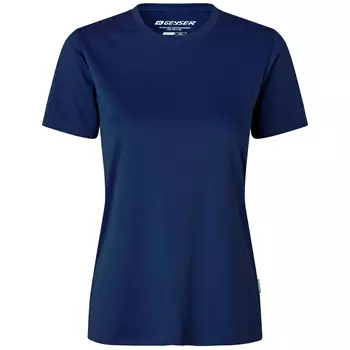 GEYSER Essential women's interlock T-shirt, Navy