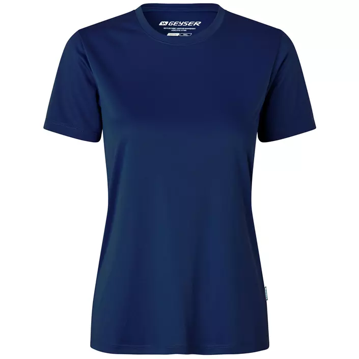 GEYSER Essential women's interlock T-shirt, Navy, large image number 0