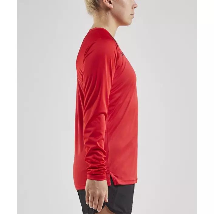 Craft Pro Control Impact langärmliges Damen T-Shirt, Rot/Schwarz, large image number 4
