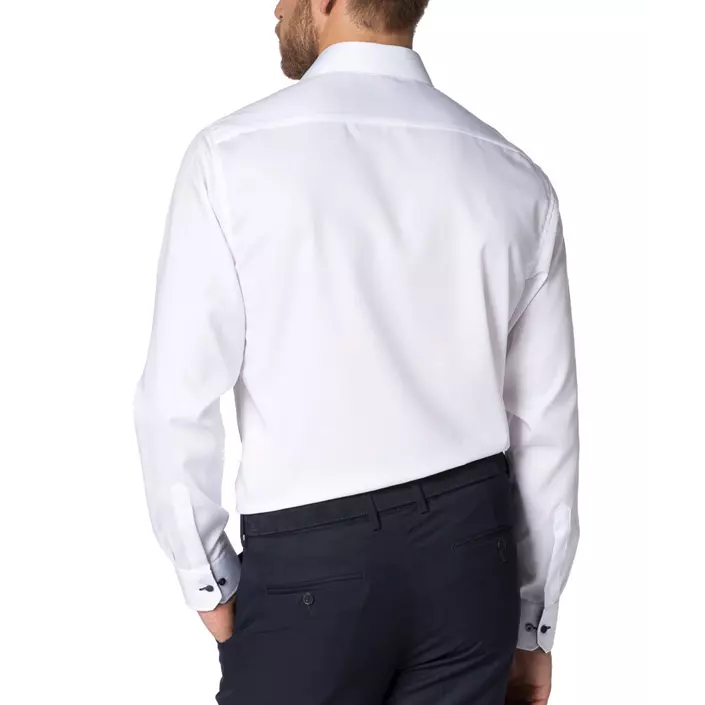 Eterna Fein Oxford Modern fit skjorte, White , large image number 3