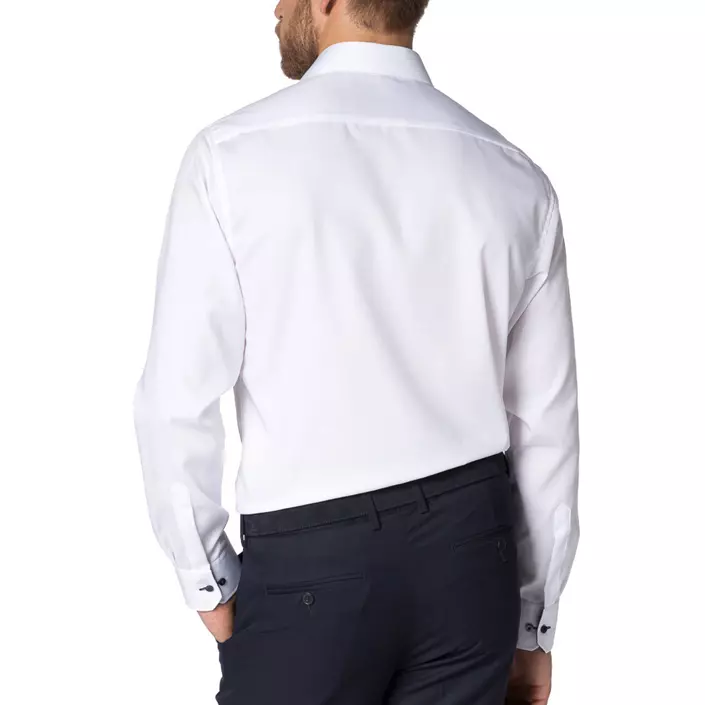 Eterna Fein Oxford Modern fit skjorte, White , large image number 3