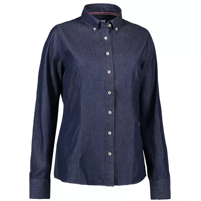 Seven Seas modern fit women's shirt denim, Indigo Blue, large image number 2