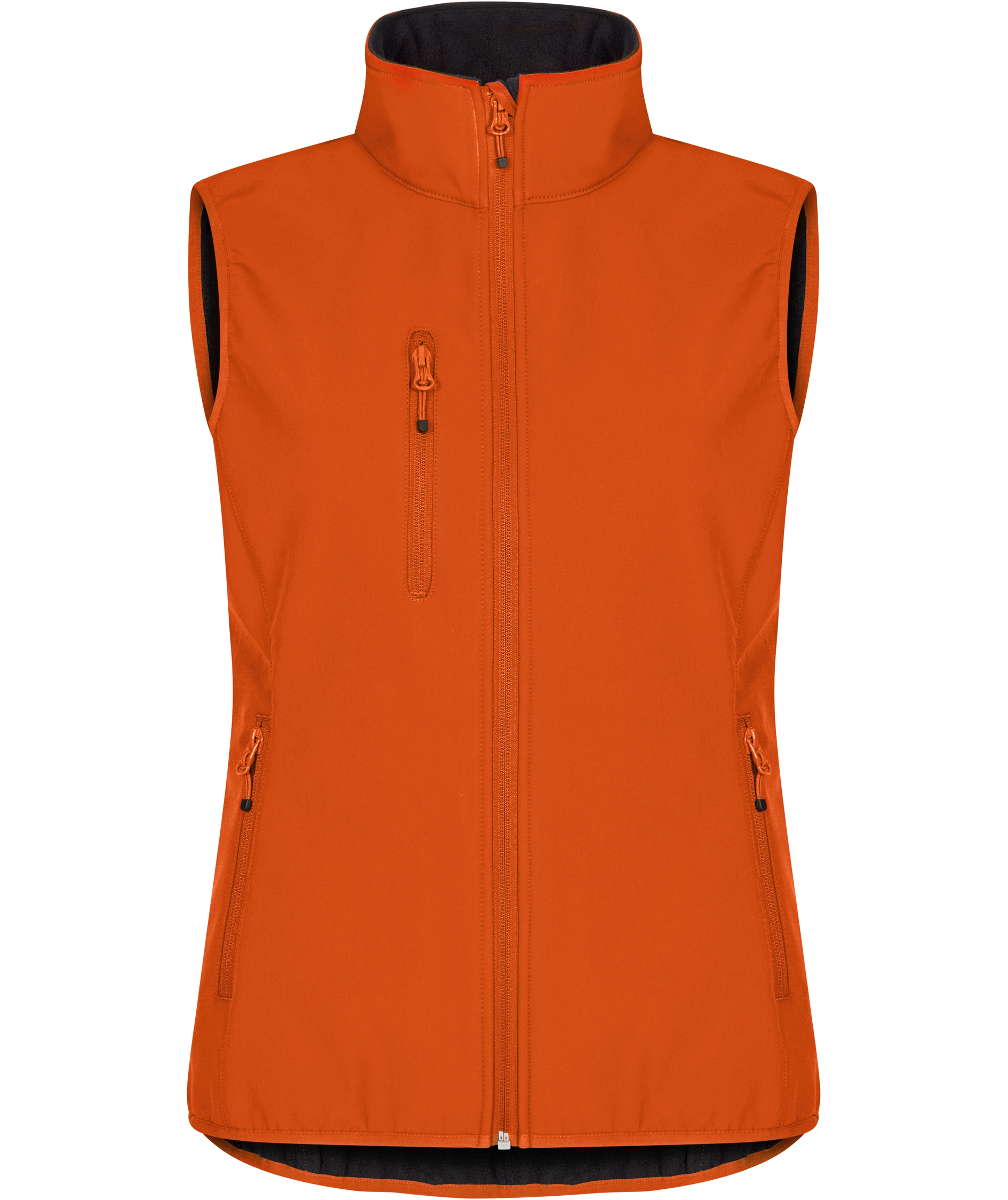 Clique Classic women's softshell vest, Blood orange, Blood orange, swatch