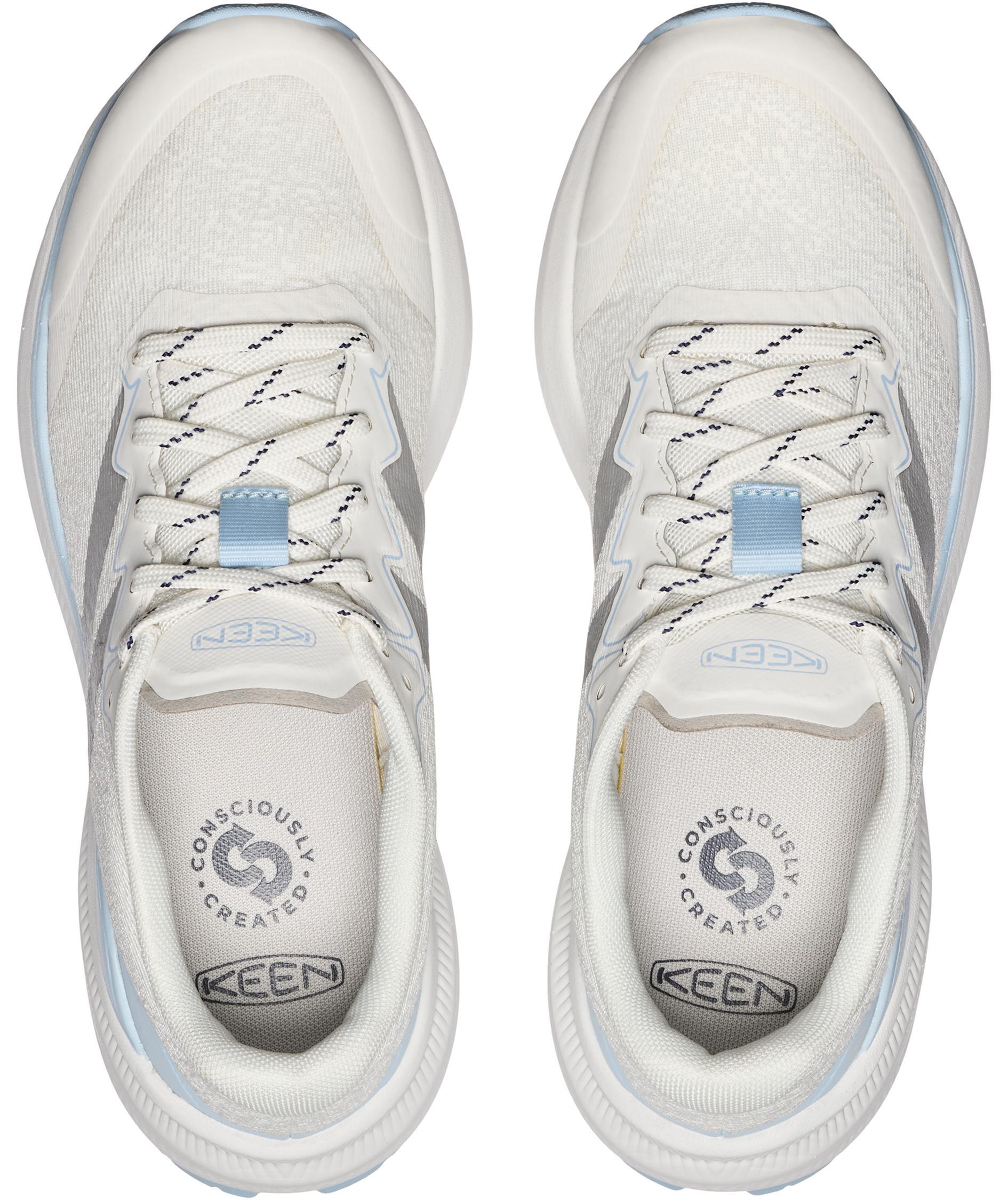 Keen WK500 women's hiking shoes, Star white/skyway, large image number 5