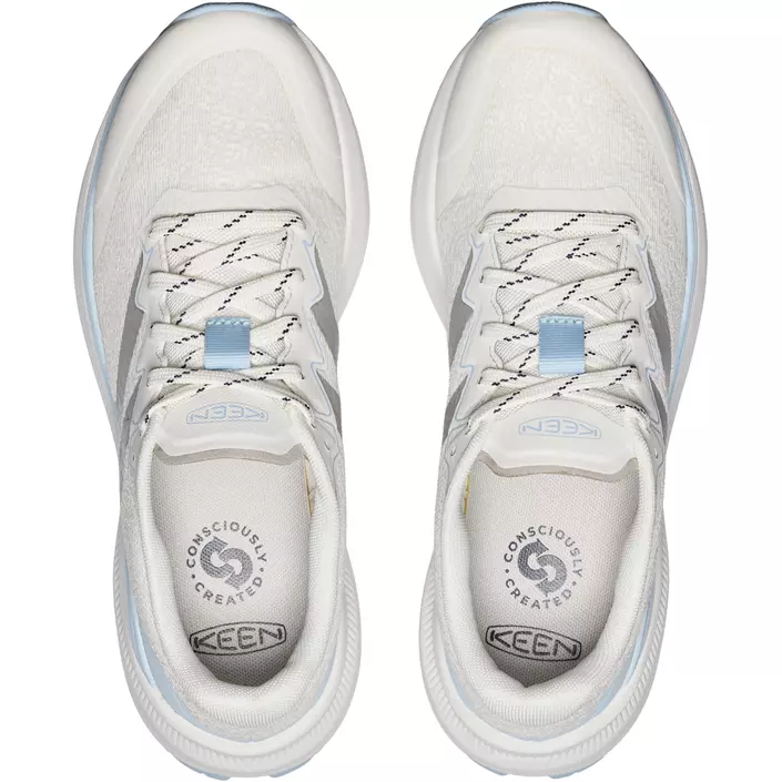 Keen WK500 Damen Wanderschuhe, Star white/skyway, large image number 5