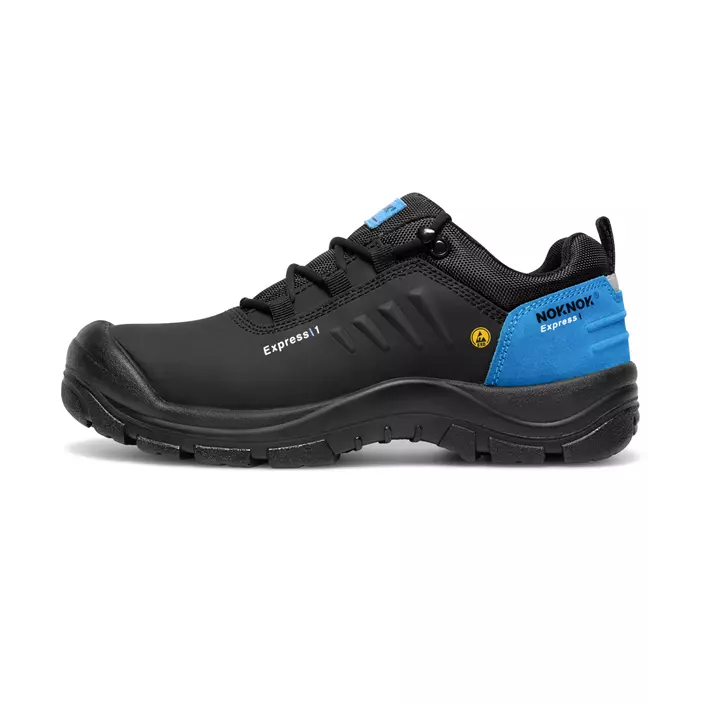 Noknok EXP1 safety shoes S3, Black, large image number 0