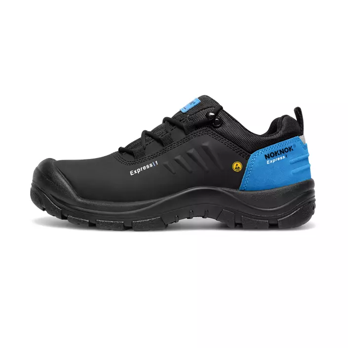 Noknok EXP1 safety shoes S3, Black, large image number 0
