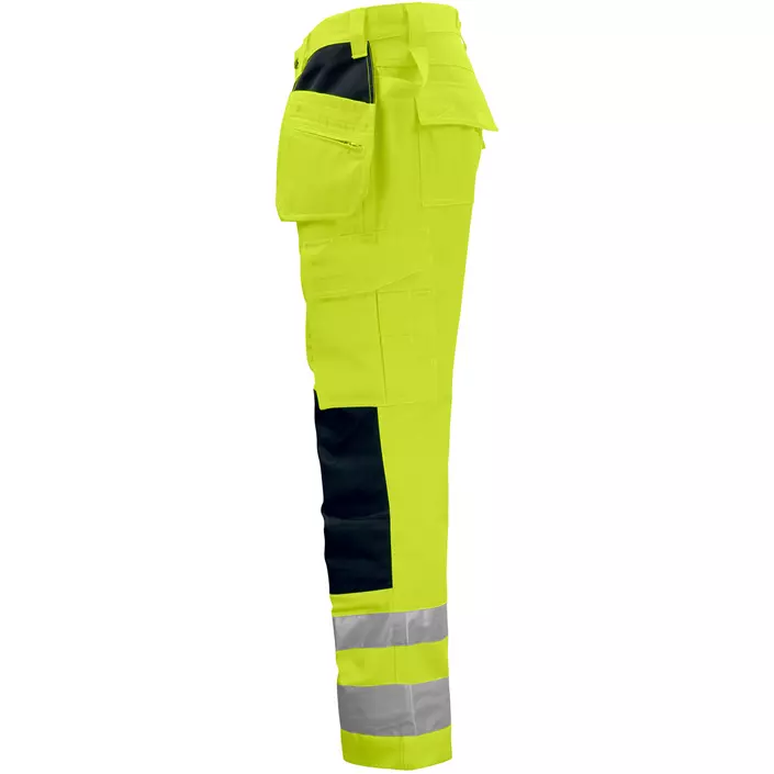 ProJob craftsman trousers 6531, Hi-vis Yellow/Black, large image number 3