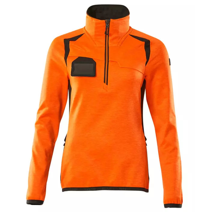 Mascot Accelerate Safe women's fleece sweater, Hi-vis Orange/Dark anthracite, large image number 0