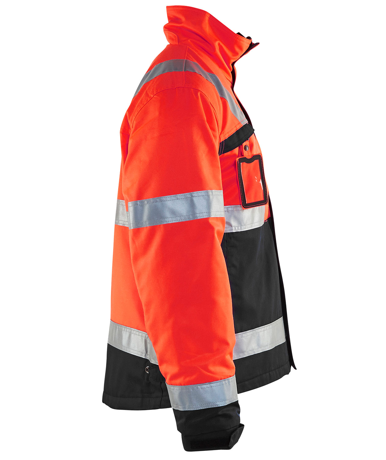 Bl&aring;kl&auml;der vinter arbeidsjakke, R&oslash;d/Svart, large image number 2