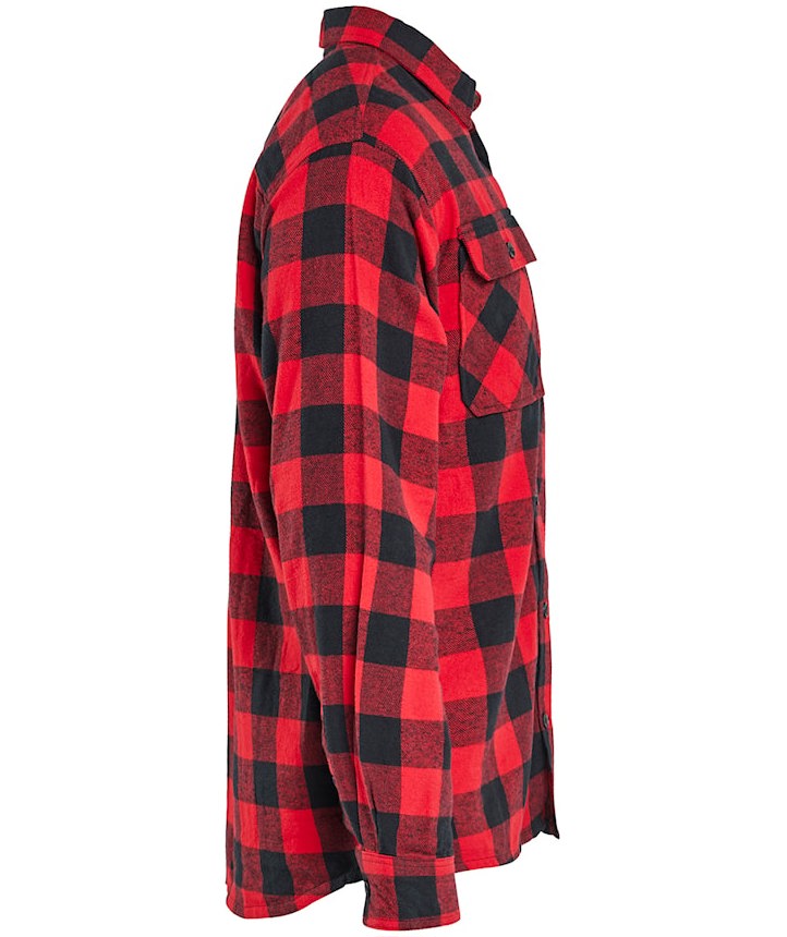 Bl&aring;kl&auml;der Striker flanellskjorta, R&ouml;d/Svart, large image number 2