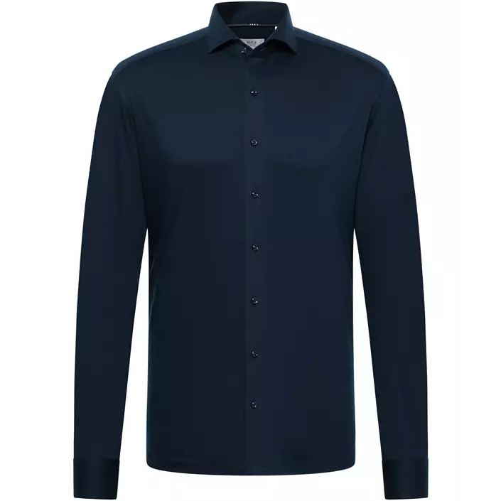 Eterna Soft Tailoring Jersey Modern fit skjorta, Navy, large image number 0