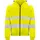 ProJob hoodie with zipper, Hi-vis Yellow/Black, Hi-vis Yellow/Black, swatch