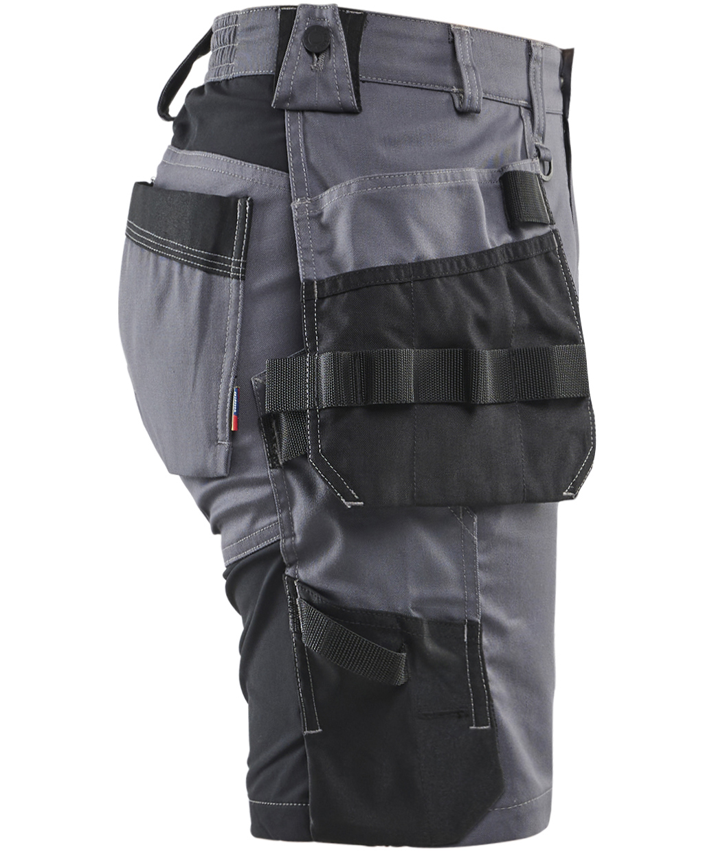 Bl&aring;kl&auml;der dame h&aring;ndv&aelig;rkershorts, Mellemgr&aring;, large image number 3