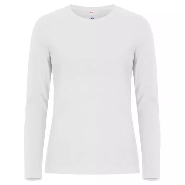 Clique Damen Premium Fashion langärmliges T-Shirt, Weiß, large image number 0