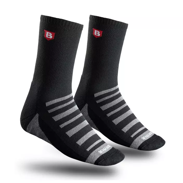 Brynje Light socks, Black, large image number 0