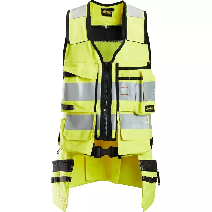 Snickers ProtecWork tool vest, Hi-Vis Yellow, large image number 0