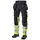L.Brador craftsman trousers 1071PB, Black/Hi-Vis Yellow, Black/Hi-Vis Yellow, swatch