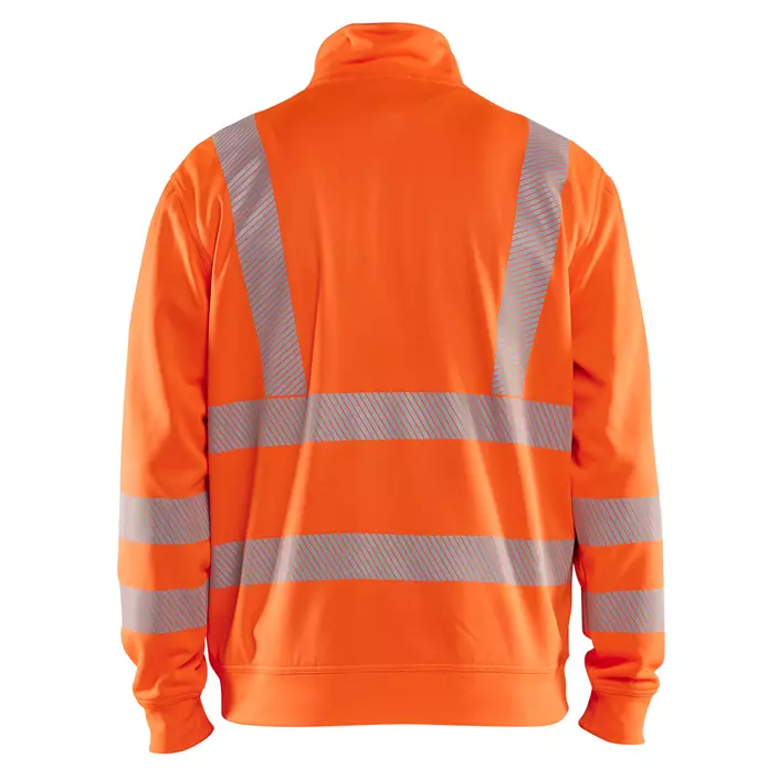 Blåkläder half zip sweatshirt, Hi-vis Orange, large image number 1
