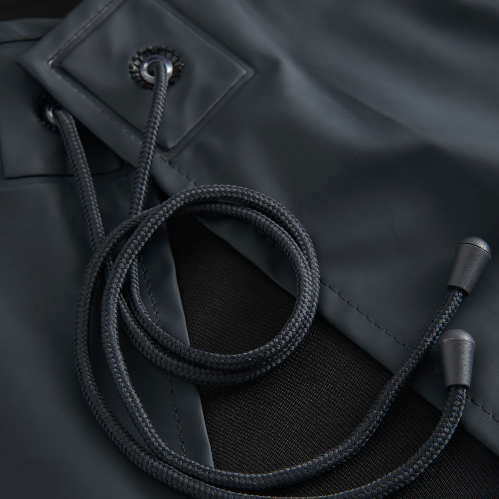 Lyngs&oslash;e bib apron PU/PVC, Marine Blue, Marine Blue, large image number 2