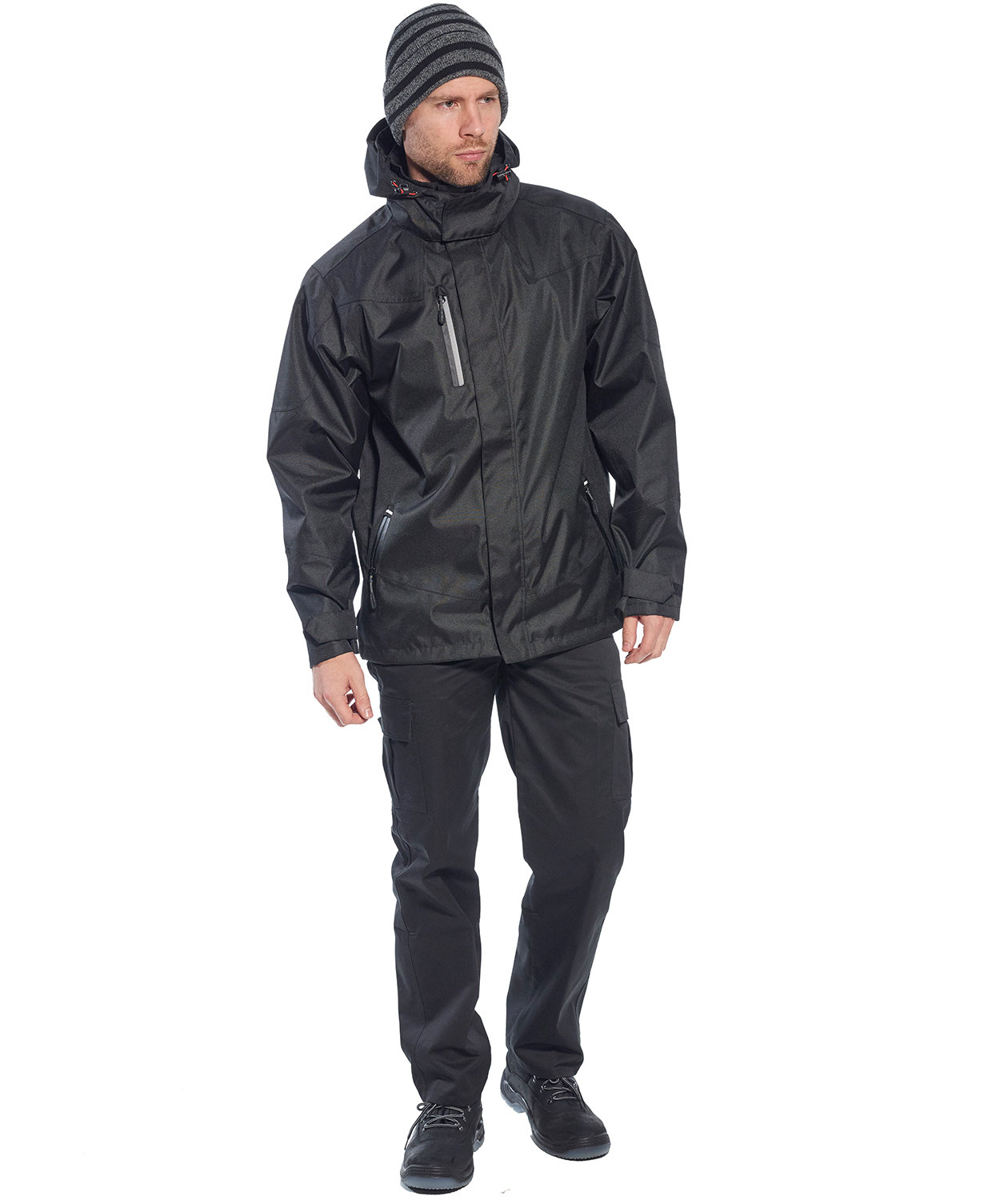 Portwest Outcoach jacka, Svart