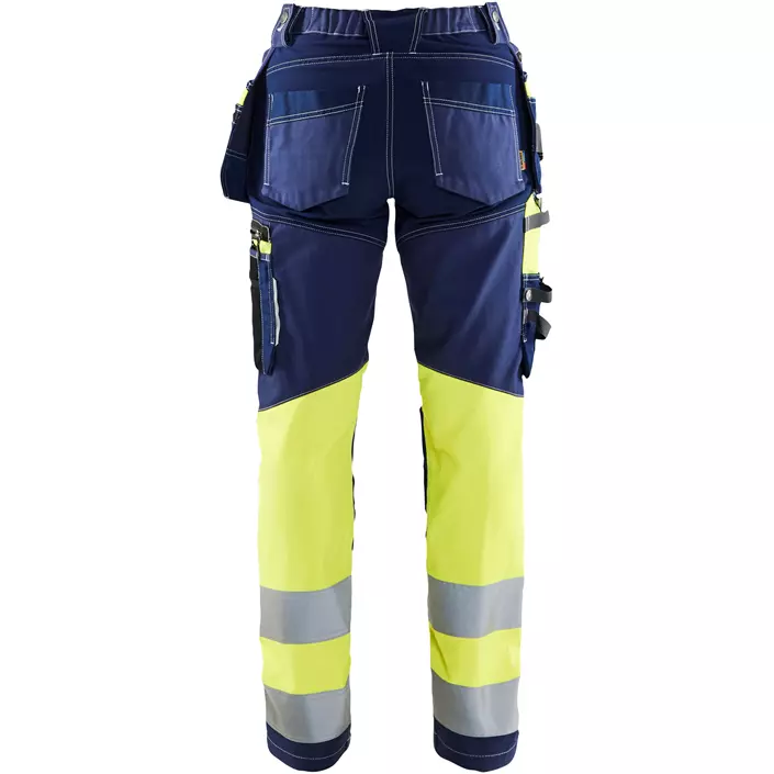 Blåkläder hantverksbyxa dam, Marin/Hi-Vis gul, large image number 2