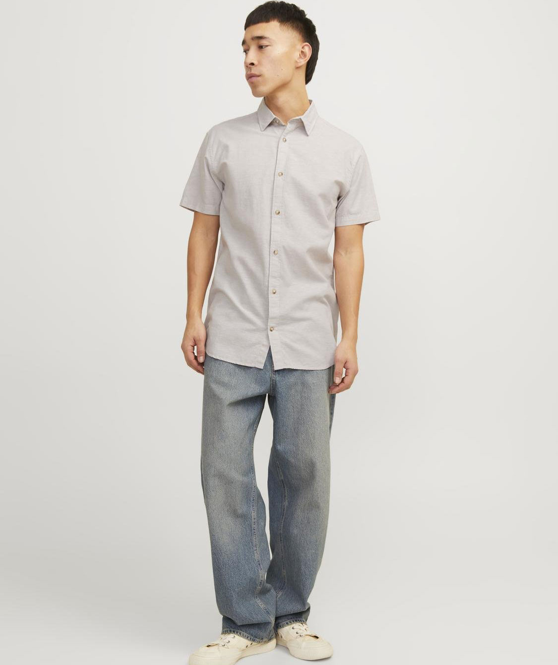 Jack & Jones JJESUMMER short-sleeved shirt, Crockery