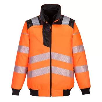 Portwest PW3 3-in-1 pilot jacket, Hi-Vis Orange/Black