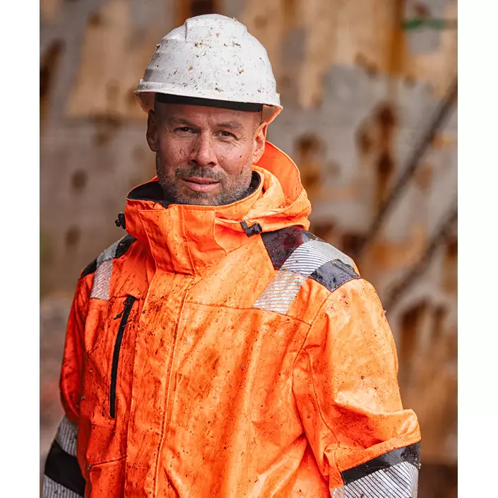 ELKA Visible Xtreme arbetsjacka, Varsel Orange/Svart, large image number 1