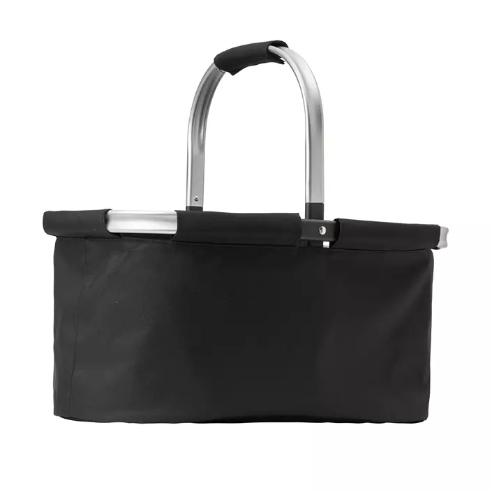 ID foldable shopping basket, Black, large image number 0