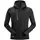 Snickers Flexiwork Polartec® hoodie med dragkedja 8026, Black, Black, swatch