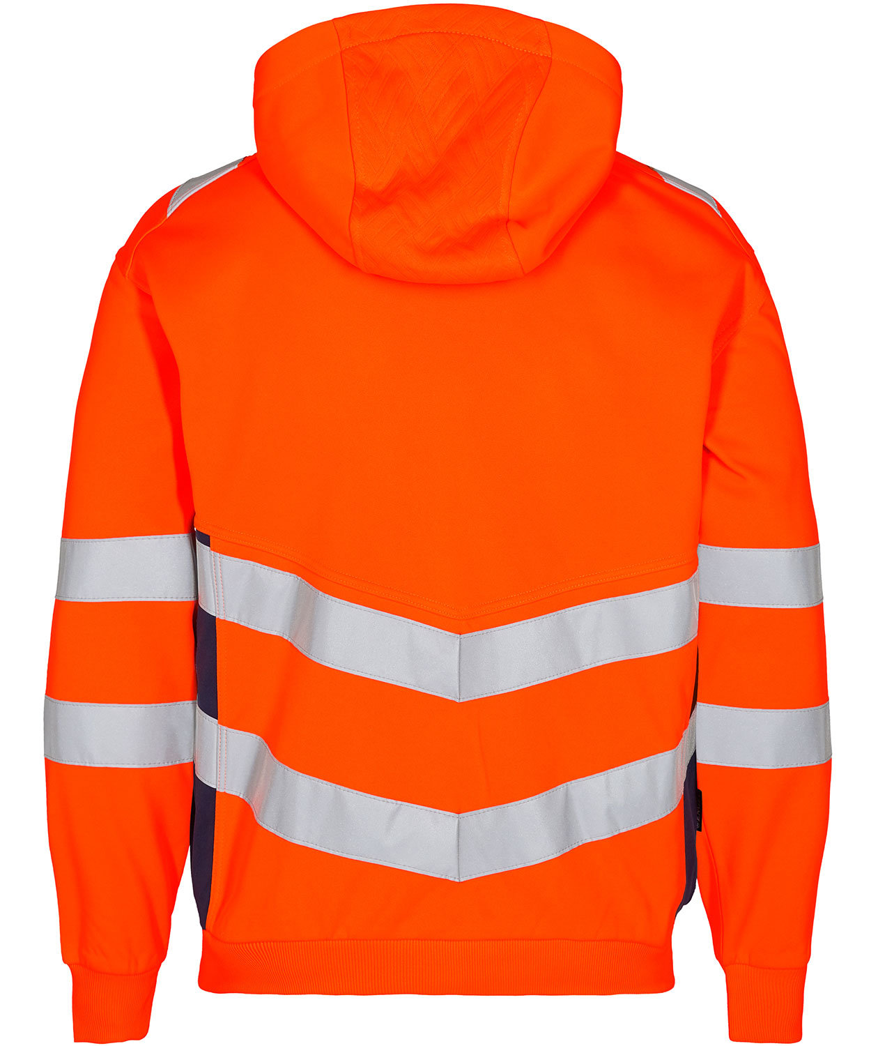 Engel Safety hoodie, Orange/Blue Ink
