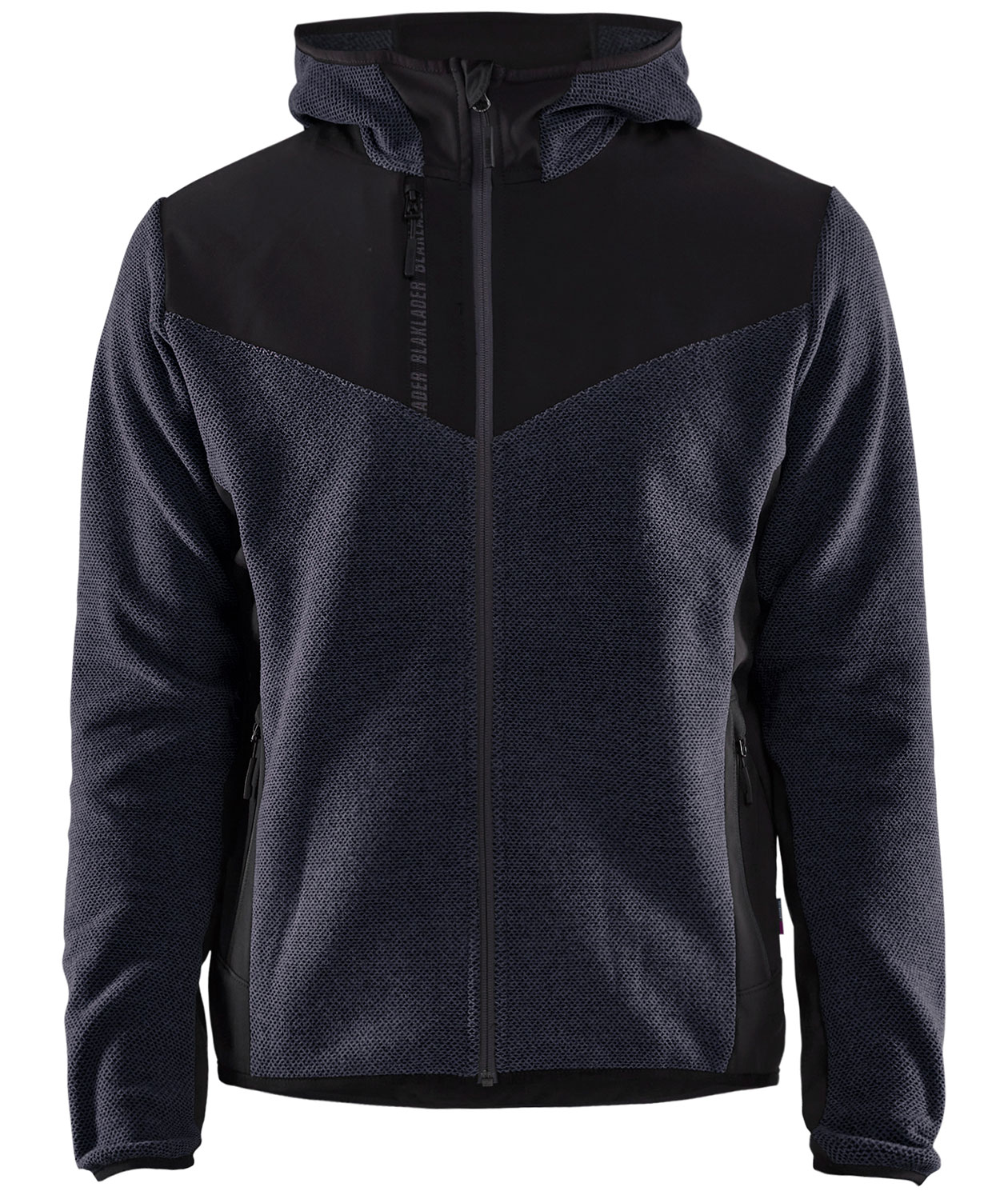 Bl&aring;kl&auml;der stickadjacka, M&ouml;rk Marinbl&aring;/Svart, M&ouml;rk Marinbl&aring;/Svart, swatch