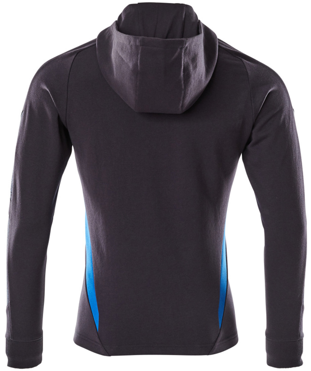 Mascot Accelerate hoodie with full zipper, Dark Marine/Azure