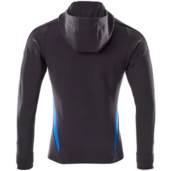 Mascot Accelerate hoodie with full zipper, Dark Marine/Azure