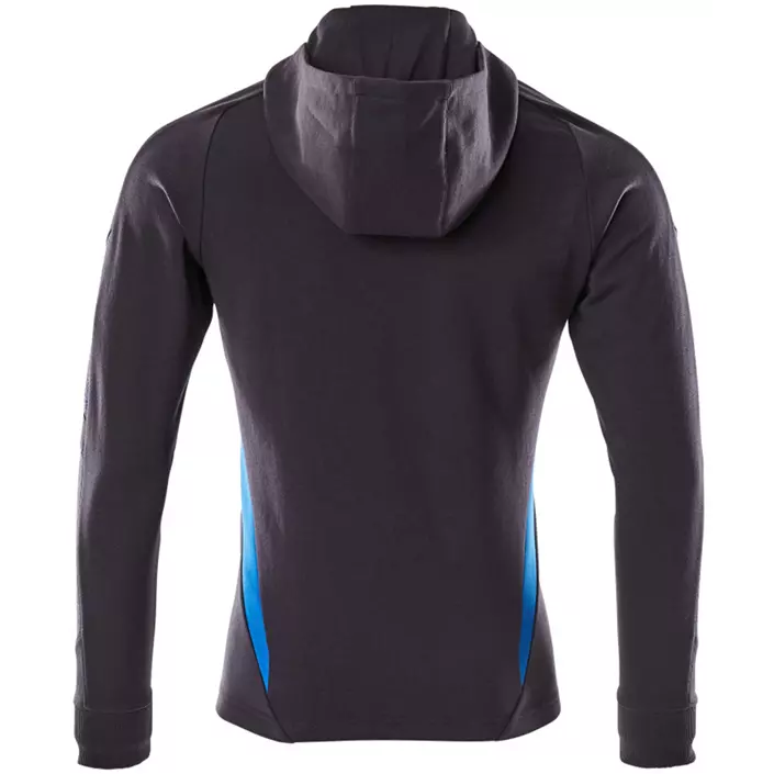 Mascot Accelerate hoodie with full zipper, Dark Marine/Azure, large image number 1