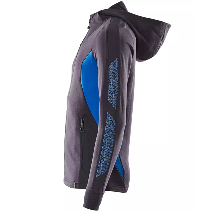 Mascot Accelerate hoodie with full zipper, Dark Marine/Azure, large image number 3