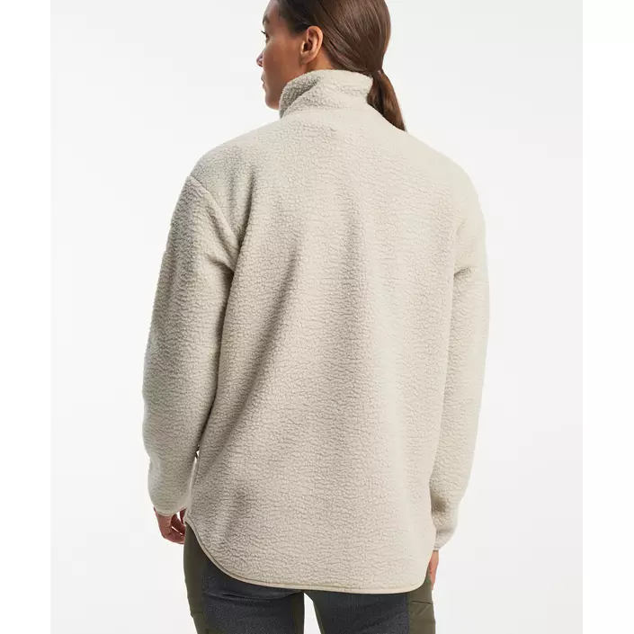Tenson Yoke halfzip pälsfibertröja dam, Sand, large image number 8