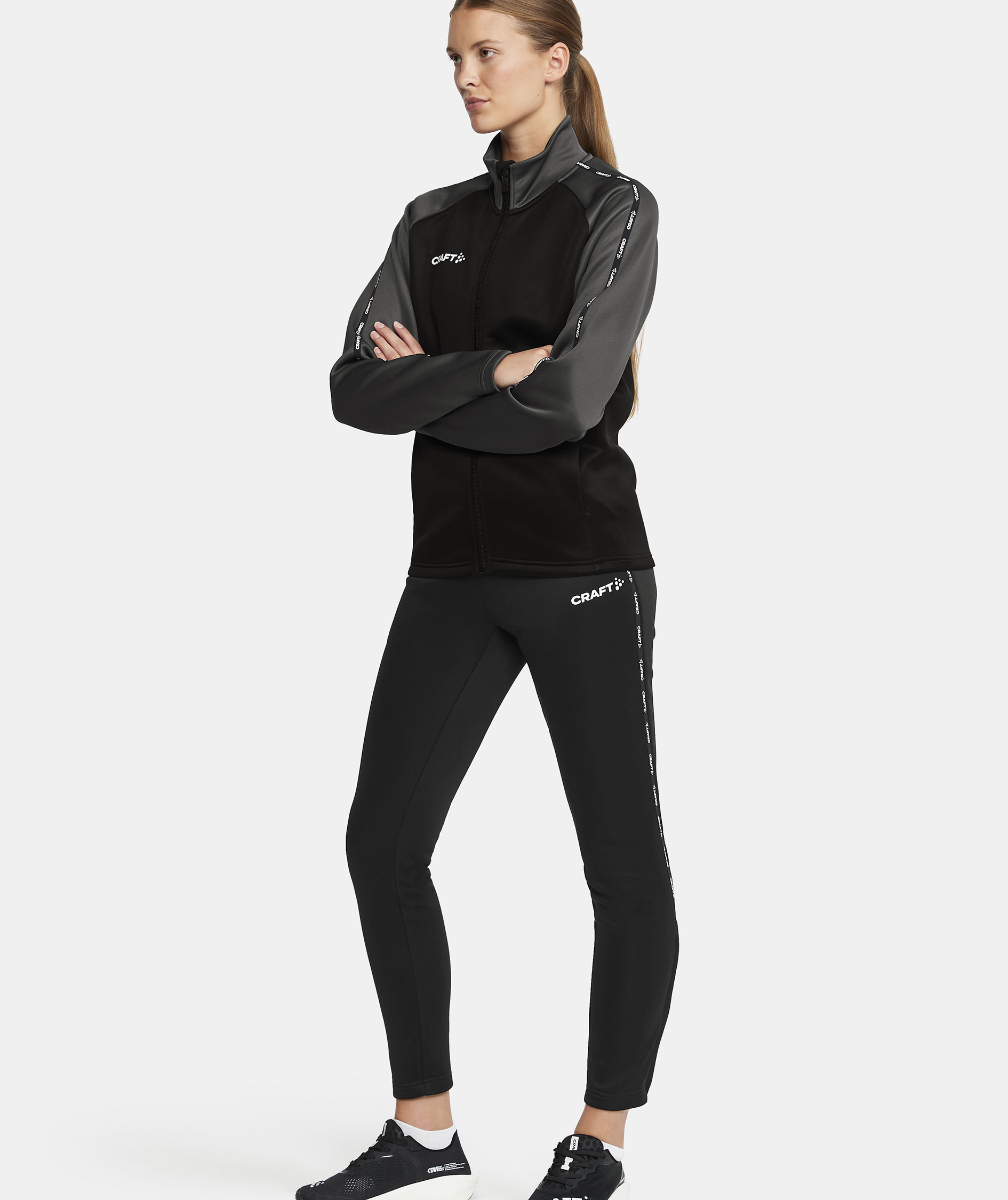 Craft Squad 2.0 cardigan dam, Black/Granite, Black/Granite, large image number 1